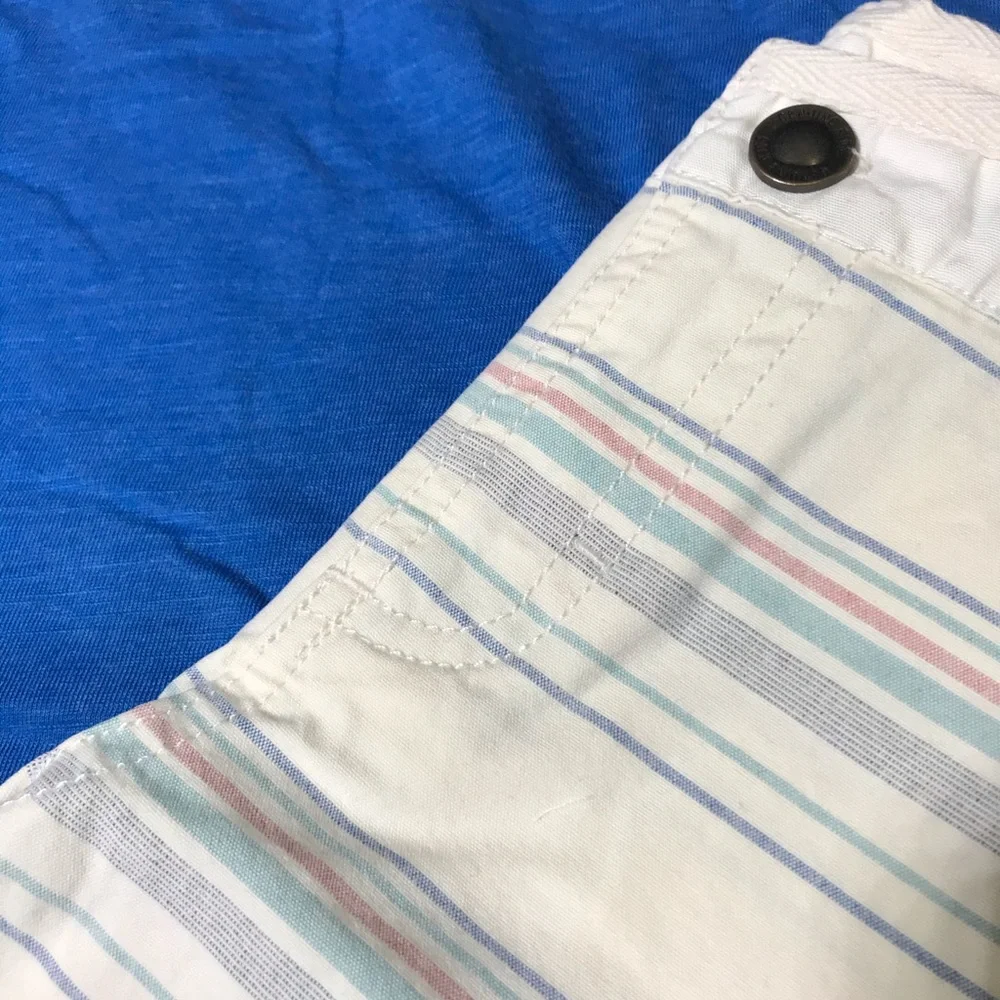 Retro Striped Pocket T shirt & Striped Shorts by OshKosh  NWT Deadstock
